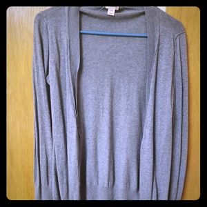Grey cardigan